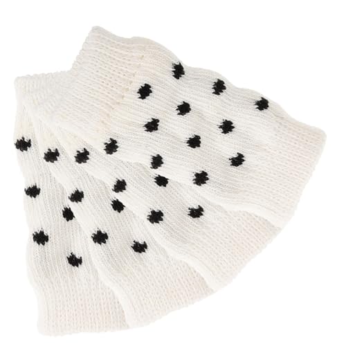 ARTSEWPLY 4 Stück Teiliges Hundebeinsocken mit Weißem Punktmuster Elastische Schmutzabweisende und rutschfeste Haustier Leggings Bequeme und Sichere Hundebeinschützer für Kleine bis von ARTSEWPLY