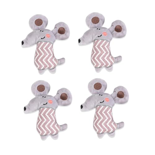 ARTSEWPLY 4 Stück Teiliges Katzenspielzeug aus Plüsch mit Katzenminze Langlebig und Sicher Mausform Design für Wohnungskatzen und Farblich Sortiert für Spielspaß ARTSEWPLY 4 Stück Teiliges Katzenspielzeug aus Plüsch mit Katzenminze Langlebig und Sicher Mausform Design für Wohnungskatzen und Farblich Sortiert für Spielspaß von ARTSEWPLY