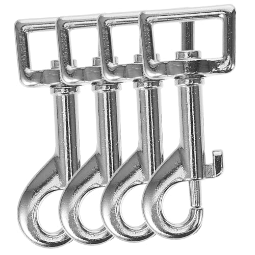 ARTSEWPLY 4 Stück Teiliges Metall Karabinerhaken mit Drehgelenk Langlebiger Schlüsselanhänger und Hundeleinenverschluss Robustes Verbindungselement für Hundeleinen Vielseitig Einsetzbar ARTSEWPLY 4 Stück Teiliges Metall Karabinerhaken mit Drehgelenk Langlebiger Schlüsselanhänger und Hundeleinenverschluss Robustes Verbindungselement für Hundeleinen Vielseitig Einsetzbar von ARTSEWPLY