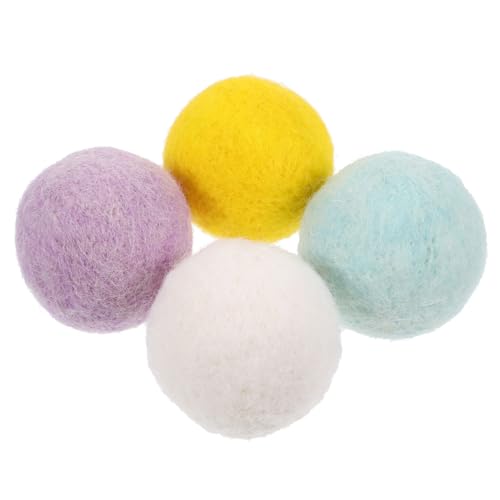 ARTSEWPLY 4Stücke Hundespielzeug Teilig Kauspielzeug Filz für Unzerstörbar Interaktive Spielbälle für Training und Bewegung für Hundetypen für Glückliche ARTSEWPLY 4Stücke Hundespielzeug Teilig Kauspielzeug Filz für Unzerstörbar Interaktive Spielbälle für Training und Bewegung für Hundetypen für Glückliche von ARTSEWPLY
