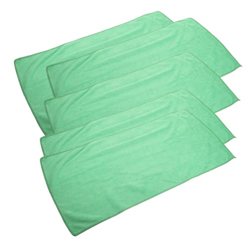 ARTSEWPLY 5 Stück Teiliges Waschbares Meerschweinchen Käfig Liner Saugfähige Weiche Haustiermatte und Decke Vielseitig als Schlafdecke und Pipipad für Kleine Haustiere Geeignet Grün von ARTSEWPLY