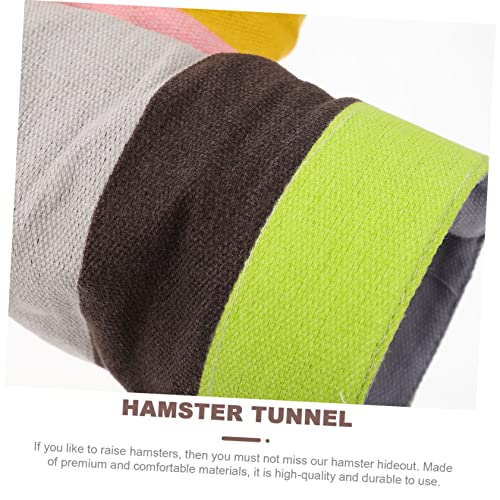 ARTSEWPLY Buntes Hamster Tunnelspielzeug für Kleintiere Meerschweinchen Versteckbett Warmes Kuschelnest für Hamster und Kleine Katzen Geeignet von ARTSEWPLY