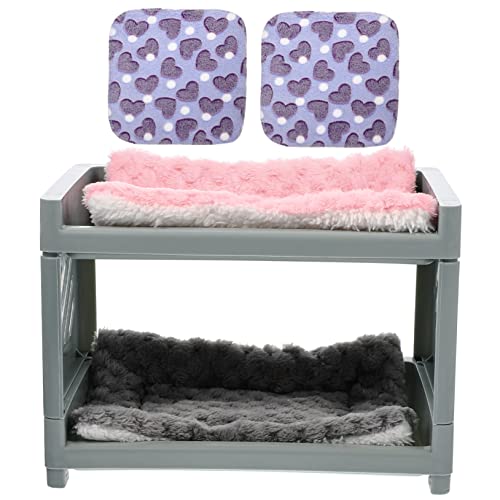 ARTSEWPLY Detachable Doppellagiges Hamsterbett aus Kunststoff Meerschweinchen und Kaninchen Schlafhöhle Kleines Nagetier Versteck Stabiler Kuscheltunnel für Kleintiergehege Zufällige Farbe ARTSEWPLY Detachable Doppellagiges Hamsterbett aus Kunststoff Meerschweinchen und Kaninchen Schlafhöhle Kleines Nagetier Versteck Stabiler Kuscheltunnel für Kleintiergehege Zufällige Farbe von ARTSEWPLY
