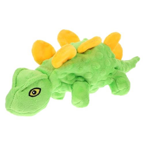 ARTSEWPLY Dinosaurier Plüsch Hundespielzeug mit Quietschfunktion Robustes Kauspielzeug für Welpen Interaktives Haustierspielzeug zur Zahnpflege Langlebig und Geeignet für Kleine und von ARTSEWPLY