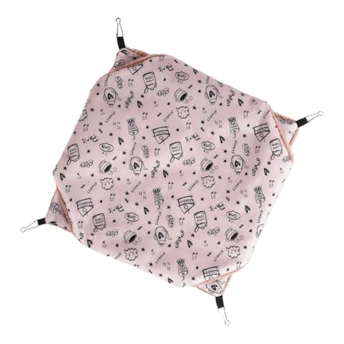 ARTSEWPLY Doppellagige Hamster Hängematte Haustierbett Warmes Atmungsaktives Hängesofa für Kleintiere Wie Meerschweinchen Eichhörnchen Chinchillas für Käfigzubehör und Kleinen Tierkomfort ARTSEWPLY Doppellagige Hamster Hängematte Haustierbett Warmes Atmungsaktives Hängesofa für Kleintiere Wie Meerschweinchen Eichhörnchen Chinchillas für Käfigzubehör und Kleinen Tierkomfort von ARTSEWPLY