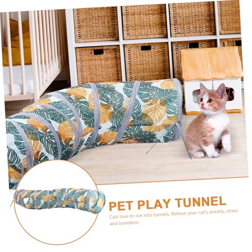 ARTSEWPLY Faltbarer Katzentunnel mit Kreativem Design Interaktives Katzenspielzeug für Kätzchen und Hauskatzen Fördert Bewegung und Bindung Komfortables Material für Innenbereich Kitten ARTSEWPLY Faltbarer Katzentunnel mit Kreativem Design Interaktives Katzenspielzeug für Kätzchen und Hauskatzen Fördert Bewegung und Bindung Komfortables Material für Innenbereich Kitten von ARTSEWPLY