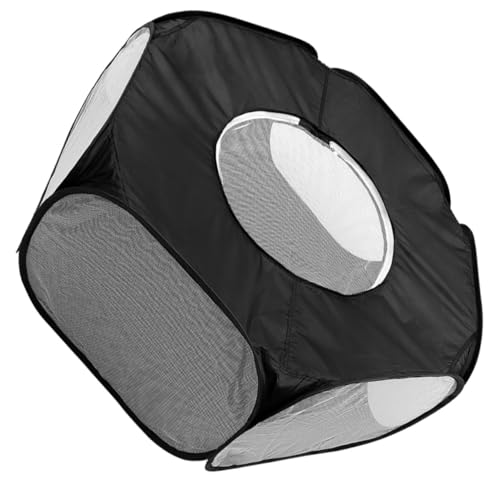 ARTSEWPLY Faltbarer Kleintier spielzaun mit Abdeckung Hexagonal Laufstall für Meerschweinchen Kaninchen und Ratten Innen Leicht Aufzubauen Robust und Ausbruchsicher für Drinnen von ARTSEWPLY