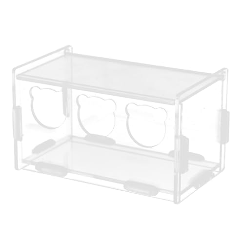 ARTSEWPLY Futterbox für Haustiere Transparent Langlebig und Leicht Futterbehälter für Hühner und Kleintiere Einfache Reinigung Geeignet für Käfige und Tägliche Fütterung von ARTSEWPLY