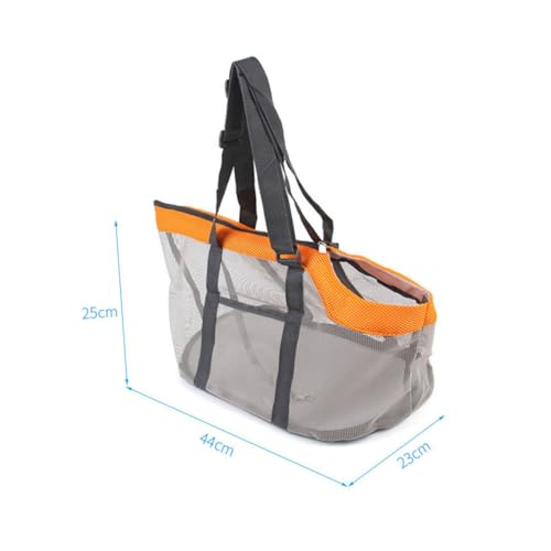 ARTSEWPLY Große Atmungsaktive Leichte Haustier transporttasche aus Nylon mit Sicherheits Haken Verstellbarem Schultergurt für Katzen und Hunde für Outdoor Reisen und Tierarztbesuche von ARTSEWPLY