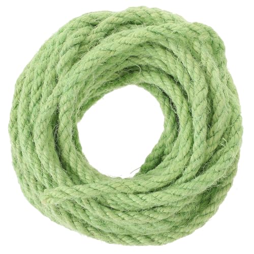 ARTSEWPLY Grünes Sisalseil für DIY Katzenspielzeug und Kratzbaum Natürliches Juteseil Flexibel Zuschneidbar Langlebig und Reißfest als Katzenkratzbaum Zubehör und Kletterrahmen Material ARTSEWPLY Grünes Sisalseil für DIY Katzenspielzeug und Kratzbaum Natürliches Juteseil Flexibel Zuschneidbar Langlebig und Reißfest als Katzenkratzbaum Zubehör und Kletterrahmen Material von ARTSEWPLY