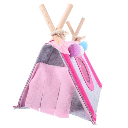ARTSEWPLY Guinea Pig Haus Dreieckiges Versteck Kleintier Schlafzelt Warm Gemütlich für Meerschweinchen Hamster Igel Chinchilla Geeignet von ARTSEWPLY
