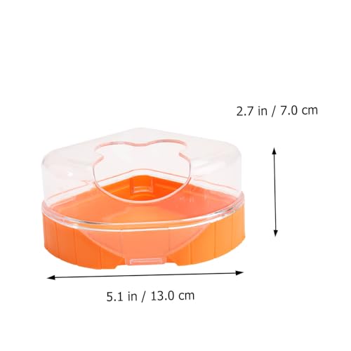 ARTSEWPLY Hamster Badewanne Transparent aus Langlebigem Kompaktes Kleintier badehaus für Gesundes Baden Geruchsfrei und Praktisch für Zuhause und Tierbedarf von ARTSEWPLY