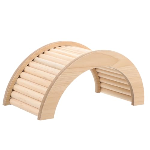 ARTSEWPLY Hamster Holzbrücke Kletterspielzeug aus Beißfestem Holz für Kleine Haustiere Wie Chinchilla Rennmäuse und Mäuse Sichere Mehrzweckleiter und Spielplatz für Kleintiere zum Klettern ARTSEWPLY Hamster Holzbrücke Kletterspielzeug aus Beißfestem Holz für Kleine Haustiere Wie Chinchilla Rennmäuse und Mäuse Sichere Mehrzweckleiter und Spielplatz für Kleintiere zum Klettern von ARTSEWPLY