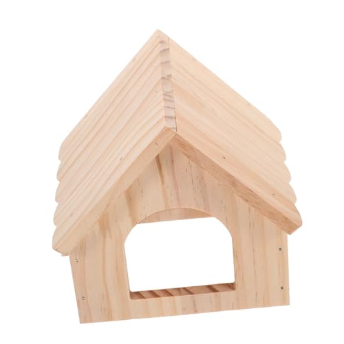 ARTSEWPLY Hamster Holzversteck mit Futterplattform Kleines Nagerhaus aus Robustem Holz Meerschweinchen und Hamster Rückzugsort Praktisches Haustierhaus für Spiel Ruhe und Fütterung ARTSEWPLY Hamster Holzversteck mit Futterplattform Kleines Nagerhaus aus Robustem Holz Meerschweinchen und Hamster Rückzugsort Praktisches Haustierhaus für Spiel Ruhe und Fütterung von ARTSEWPLY