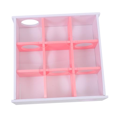 ARTSEWPLY Hamster Labyrinth Röhrensystem für Zwerghamster Kleintiere mit Sicherer Politur für Tägliche Bewegung und Langlebigen Spielspaß in Rosa von ARTSEWPLY