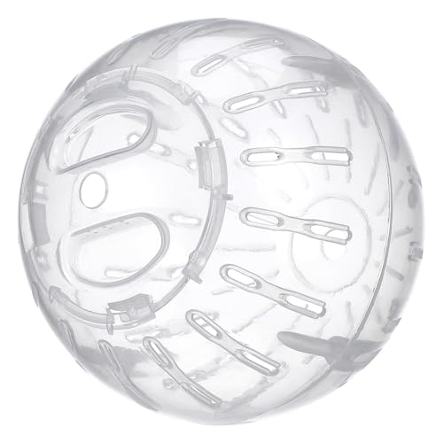ARTSEWPLY Hamster Laufball Weiß mit Belüftung Kleintier für Kleine Tiere Fitnessball gegen Langeweile Fördert Bewegung und Gesundheit für Zwerghamster und Igel von ARTSEWPLY
