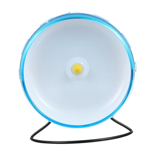 ARTSEWPLY Hamster Laufrad mit Ständer Ruhiges Hamsterlaufspielzeug für Zwerghamster Rennmäuse und Kleine Kleintiere Geräuschloser Hamster Jogging Spinner von ARTSEWPLY