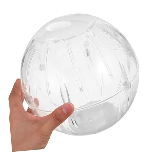 ARTSEWPLY Hamster Workout Ball Transparent Aktivitätsrad Großes Kunststoff Laufrad Für Hamster Rennmaus Meerschweinchen Kleintiere Spaßiges Fitnessspielzeug ARTSEWPLY Hamster Workout Ball Transparent Aktivitätsrad Großes Kunststoff Laufrad Für Hamster Rennmaus Meerschweinchen Kleintiere Spaßiges Fitnessspielzeug von ARTSEWPLY