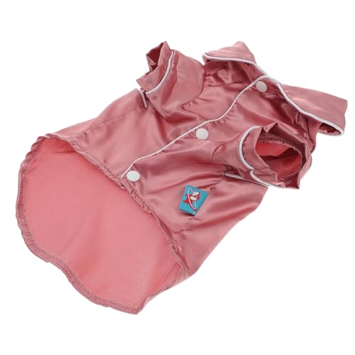 ARTSEWPLY Haustier Schlafkleidung Hundepyjama Leichte Modische Hundeschlafanzug Robe Atmungsaktiv Winddicht Bequem für Kleine und Mittelgroße Hunde als zu Weihnachten und Festen von ARTSEWPLY