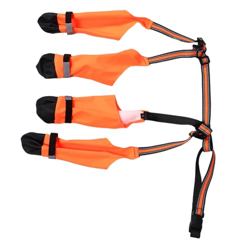ARTSEWPLY Haustier wasserdichte Hundestiefel Hundeschuhe für kleine Hunde Hundestiefel für kleine Hunde Pfotenstiefel für Regenschuhe für Regenstiefel für Polyester von ARTSEWPLY