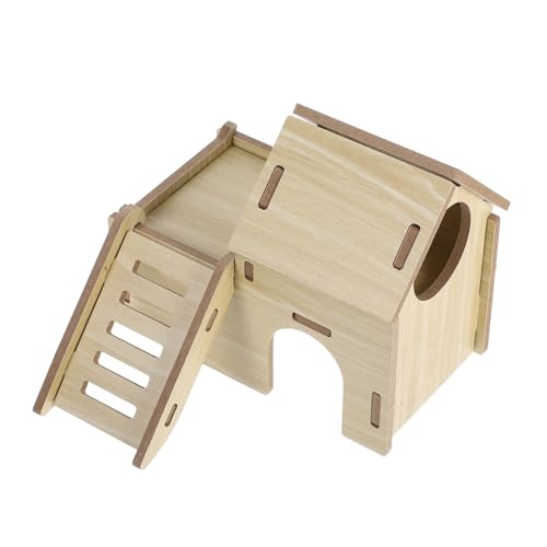 ARTSEWPLY Holz Hamsterhaus Kleintierversteck Robust Häuschen für Hamster und Kleine Haustiere Installieren Käfigzubehör Sicheres Spielhaus für Artgerechtes Hamsterleben ARTSEWPLY Holz Hamsterhaus Kleintierversteck Robust Häuschen für Hamster und Kleine Haustiere Installieren Käfigzubehör Sicheres Spielhaus für Artgerechtes Hamsterleben von ARTSEWPLY