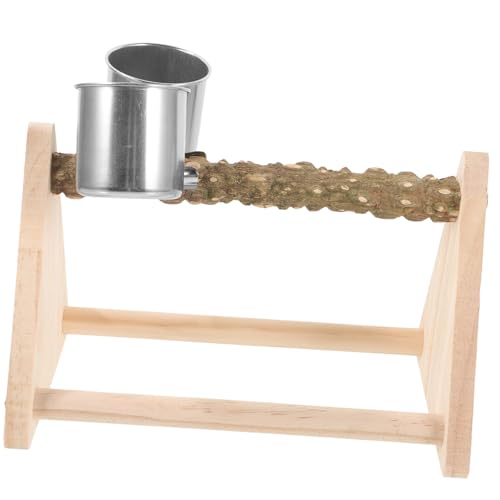 ARTSEWPLY Holz Papageien Standfuß Vogeltraining Sitzstange Vogelzubehör für Wellensittiche und Nymphensittiche Stabile Desktop Vogelperch mit Natürlichem Holzmaterial Dekoratives Vogelkäfig ARTSEWPLY Holz Papageien Standfuß Vogeltraining Sitzstange Vogelzubehör für Wellensittiche und Nymphensittiche Stabile Desktop Vogelperch mit Natürlichem Holzmaterial Dekoratives Vogelkäfig von ARTSEWPLY