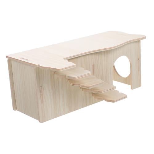 ARTSEWPLY Holzhütte für Meerschweinchen mit Rampe Mehrkammeriges Nagerhaus aus Robustem Holz Komfortabler Rückzugsort und Spielplatz für Hamster Meerschweinchen und Kleine Kleintiere Leicht ARTSEWPLY Holzhütte für Meerschweinchen mit Rampe Mehrkammeriges Nagerhaus aus Robustem Holz Komfortabler Rückzugsort und Spielplatz für Hamster Meerschweinchen und Kleine Kleintiere Leicht von ARTSEWPLY