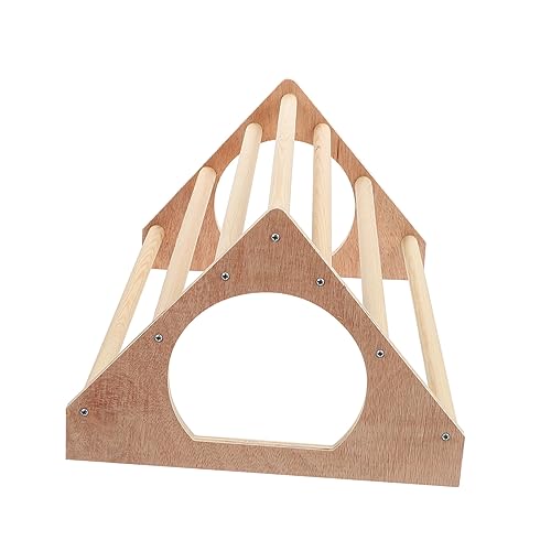 ARTSEWPLY Holzständer für Haustier Vögel Hühner Sitzstange Parrot Stand aus Robustem Holz für Training Koordination und Balance Natürlicher Vogelsitz Ausruhen von ARTSEWPLY