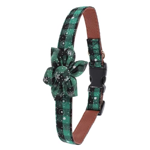 ARTSEWPLY Hundehalsband Kleine Hundehalsbänder Mini Weihnachtshund Gewebte Einstellbar Hund Halskette Kragen Für Hund Weihnachten Schnalle Urlaub Welpe Katze Weihnachten Grün Plastik ARTSEWPLY Hundehalsband Kleine Hundehalsbänder Mini Weihnachtshund Gewebte Einstellbar Hund Halskette Kragen Für Hund Weihnachten Schnalle Urlaub Welpe Katze Weihnachten Grün Plastik von ARTSEWPLY
