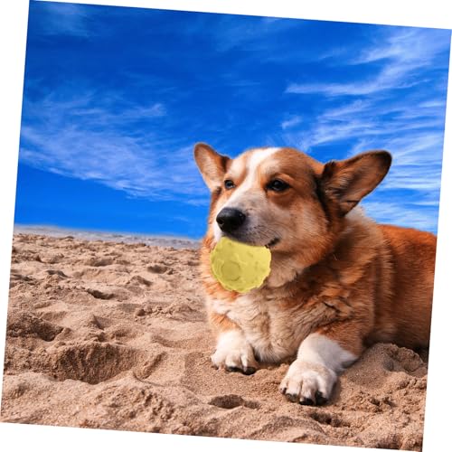 ARTSEWPLY Hundespielzeug Quietschender Kauspielball aus Elastischem Gummi Langlebig und Sicher für Welpen Zahnpflege und Interaktives Geeignet für Kleine Hunde und Beißenstarke Haustiere von ARTSEWPLY