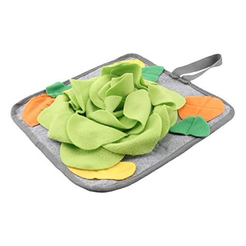 ARTSEWPLY Intelligente Kaninchen Schnüffelmatte aus Grünem Rutschfestem Material mit Aufhängeschlaufen Interaktives Beschäftigungsspielzeug zur Stressreduktion und Futterforage für Kleine ARTSEWPLY Intelligente Kaninchen Schnüffelmatte aus Grünem Rutschfestem Material mit Aufhängeschlaufen Interaktives Beschäftigungsspielzeug zur Stressreduktion und Futterforage für Kleine von ARTSEWPLY