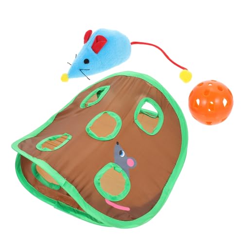 ARTSEWPLY Interaktives Katzenspielzeug Tunnel mit Löchern aus Robustem Maus Ballspielzeug für Kätzchen Fördert Bewegung und Erkundung für Katzen und Kleine Haustiere ARTSEWPLY Interaktives Katzenspielzeug Tunnel mit Löchern aus Robustem Maus Ballspielzeug für Kätzchen Fördert Bewegung und Erkundung für Katzen und Kleine Haustiere von ARTSEWPLY
