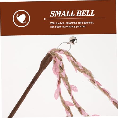 ARTSEWPLY Interaktives Katzenspielzeug mit Realistischer Holz attrappe Glocke und Schwung Witziger Katzenangel für Haustiere Fördert Spielerische Aktivität und Katzenfreude im Alltag ARTSEWPLY Interaktives Katzenspielzeug mit Realistischer Holz attrappe Glocke und Schwung Witziger Katzenangel für Haustiere Fördert Spielerische Aktivität und Katzenfreude im Alltag von ARTSEWPLY
