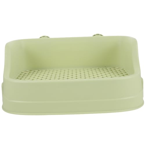 ARTSEWPLY Kaninchen Toilette aus Robustem Kunststoff Quadratische Kleine Haustier Toilette für Kaninchen Hamster und Kleintiere Einfach zu Reinigen für Wohnzimmer und Schlafzimmer Grün ARTSEWPLY Kaninchen Toilette aus Robustem Kunststoff Quadratische Kleine Haustier Toilette für Kaninchen Hamster und Kleintiere Einfach zu Reinigen für Wohnzimmer und Schlafzimmer Grün von ARTSEWPLY