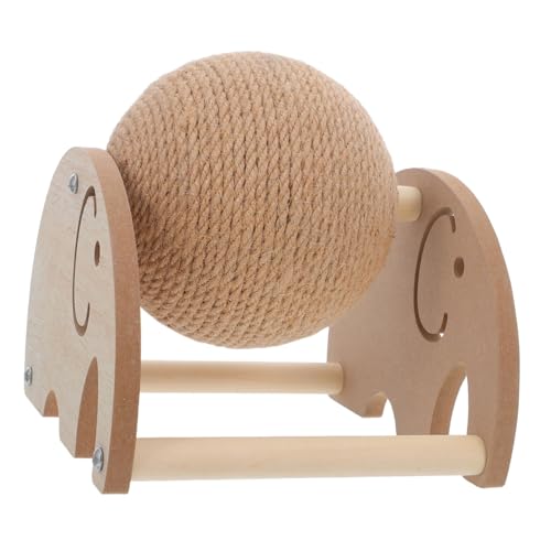 ARTSEWPLY Katzenspielzeug Sisal Kratzball mit Stabilem Standfuß Drehbarer Kratzball für Krallenpflege und Bewegung Hohles Design für Verstecken und Sicherer Katzenkratzbaum für Kleine ARTSEWPLY Katzenspielzeug Sisal Kratzball mit Stabilem Standfuß Drehbarer Kratzball für Krallenpflege und Bewegung Hohles Design für Verstecken und Sicherer Katzenkratzbaum für Kleine von ARTSEWPLY