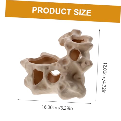 ARTSEWPLY Keramik Aquarium Stein Höhle Fischtank Versteck Dekoration Realistisch Handgefertigt Sicher für Betta und Aquarien Geeignet ARTSEWPLY Keramik Aquarium Stein Höhle Fischtank Versteck Dekoration Realistisch Handgefertigt Sicher für Betta und Aquarien Geeignet von ARTSEWPLY