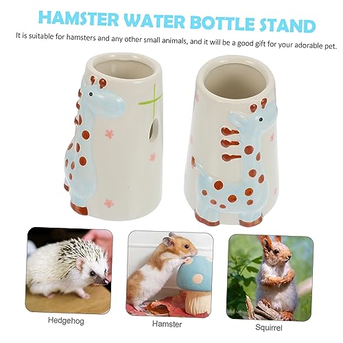 ARTSEWPLY Keramik Hamster Wasserflaschenhalter Stabiler Kesselständer rutschfest für Zwerghamster Geeignet Blauer Wasserspender Halter für Haustiere ARTSEWPLY Keramik Hamster Wasserflaschenhalter Stabiler Kesselständer rutschfest für Zwerghamster Geeignet Blauer Wasserspender Halter für Haustiere von ARTSEWPLY