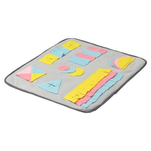 ARTSEWPLY Kleiner aus Hochwertigem Plüsch für Hunde und Kaninchen Langlebige Futtersuchmatte mit Rutschfestem Boden Sicher und Maschinenwaschbar für Langsames Fressen und Spielerisches von ARTSEWPLY