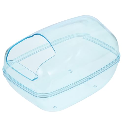 ARTSEWPLY Kleines Hamster badewanne aus Robustem Kunststoff Spritzwassergeschütztes Sandbad für Hamster und Kleine Haustiere Glatte Kanten für Sichere Anwendung Vielseitig als Badezimmer von ARTSEWPLY