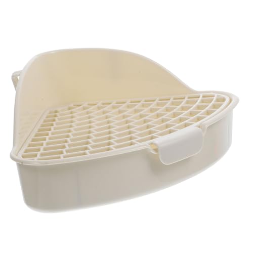 ARTSEWPLY Kleintier Toilette Dreieckig Robust für Kaninchen Meerschweinchen Hamster mit Großem Mesh Einsatz Einfache und Praktische Nutzung Haustier Trainingsecke ARTSEWPLY Kleintier Toilette Dreieckig Robust für Kaninchen Meerschweinchen Hamster mit Großem Mesh Einsatz Einfache und Praktische Nutzung Haustier Trainingsecke von ARTSEWPLY