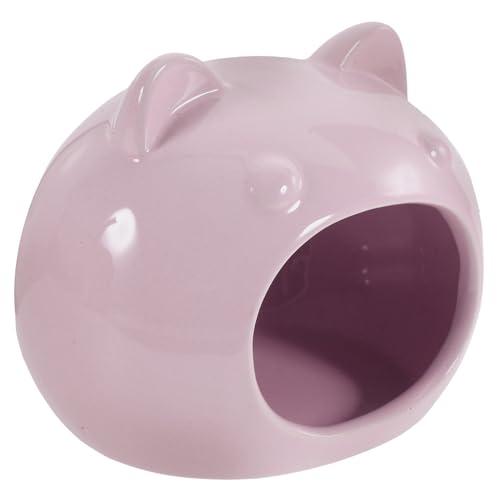 ARTSEWPLY Kleintier Versteck Keramik Haus Kuscheliges Hamsterhäuschen mit Cartoon Design für Hamster und Gerbils Atmungsaktiv Leicht und Tragbar für Innenbereiche und Haustierliebhaber ARTSEWPLY Kleintier Versteck Keramik Haus Kuscheliges Hamsterhäuschen mit Cartoon Design für Hamster und Gerbils Atmungsaktiv Leicht und Tragbar für Innenbereiche und Haustierliebhaber von ARTSEWPLY