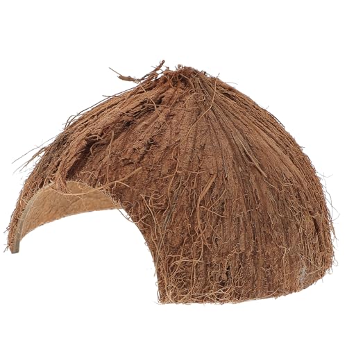 ARTSEWPLY Kokosnussschale Reptilien Versteck Höhle Natürliches Terrarium Unterschlupf für Kleine Haustiere Wie Eidechsen Spinnen Hamster Stabiles Lichtreduzierendes Kleintierversteck ARTSEWPLY Kokosnussschale Reptilien Versteck Höhle Natürliches Terrarium Unterschlupf für Kleine Haustiere Wie Eidechsen Spinnen Hamster Stabiles Lichtreduzierendes Kleintierversteck von ARTSEWPLY