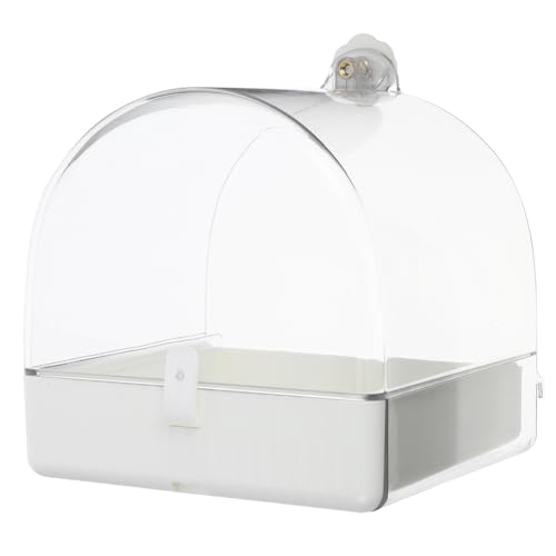 ARTSEWPLY Kompakte Vogelbadewanne aus Langlebigem Kunststoff Hängende Badebox mit Glatten Kanten für Wellensittiche und Papageien Einfach zu Reinigen Multifunktionales Vogelkäfig zubehör ARTSEWPLY Kompakte Vogelbadewanne aus Langlebigem Kunststoff Hängende Badebox mit Glatten Kanten für Wellensittiche und Papageien Einfach zu Reinigen Multifunktionales Vogelkäfig zubehör von ARTSEWPLY