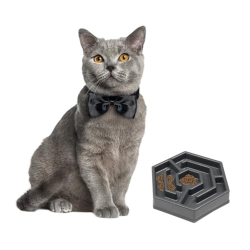 ARTSEWPLY Kreativer Petal Futternapf für Katzen und Kleine Hunde Flacher Rutschfester Slow Feeder aus Strapazierfähigem Harz Fördert Langsames Fressen und Verdauung Graue Futterschüssel mit ARTSEWPLY Kreativer Petal Futternapf für Katzen und Kleine Hunde Flacher Rutschfester Slow Feeder aus Strapazierfähigem Harz Fördert Langsames Fressen und Verdauung Graue Futterschüssel mit von ARTSEWPLY