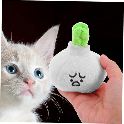 ARTSEWPLY Kreatives Cartoon kauspielzeug für Katzen Plüsch Sanft Bissfest für Zahnpflege und Beschäftigung Indoor Kätzchen Langlebig Kuschelig für Katzen von ARTSEWPLY