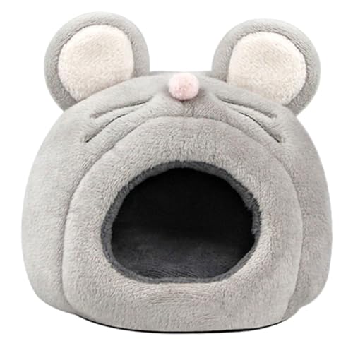 ARTSEWPLY Kuscheliges Hamster Schlafnest aus Plüsch Baumwolle Kleines Versteck und Bett für Meerschweinchen Kaninchen Igel und Chinchillas Warmes Haustierversteck von ARTSEWPLY