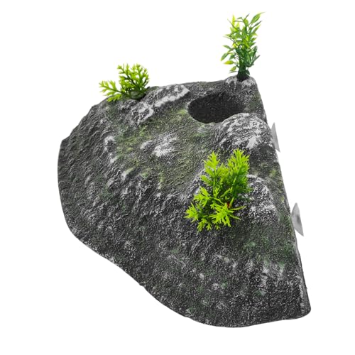 ARTSEWPLY Multifunktionale Schildkrötenplattform mit Kletterrampe und Versteck Schwimmende Terrasseninsel aus Harz Realistische Fels Dekoration für Aquarium und Reptilienlebensraum Robust ARTSEWPLY Multifunktionale Schildkrötenplattform mit Kletterrampe und Versteck Schwimmende Terrasseninsel aus Harz Realistische Fels Dekoration für Aquarium und Reptilienlebensraum Robust von ARTSEWPLY