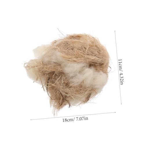 ARTSEWPLY Natürliche Vogelnest Materialien Mischung Warmes Nistmaterial für Wellensittiche Kanarienvögel und Kleine Vögel Vielseitig für Nestbau und Verstecke im Garten DIY Vogelzubehör ARTSEWPLY Natürliche Vogelnest Materialien Mischung Warmes Nistmaterial für Wellensittiche Kanarienvögel und Kleine Vögel Vielseitig für Nestbau und Verstecke im Garten DIY Vogelzubehör von ARTSEWPLY