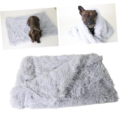 ARTSEWPLY Plüsch Haustiermatte Doppellagig Atmungsaktiv Leicht Tragbar für Katzen Hunde als Kuscheldecke und Liegeunterlage Geeignet für Körbchen Transport und Zuhause von ARTSEWPLY