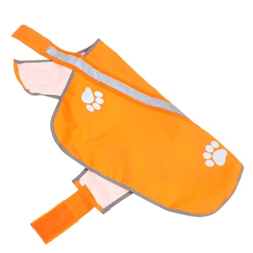 ARTSEWPLY Reflektierende Sicherheitsweste für Hunde Verstellbar Wasserdichtes Oxford Material Leuchtende Warnweste für Kleine und Große Hunde für Outdoor Spaziergänge und Wanderungen von ARTSEWPLY